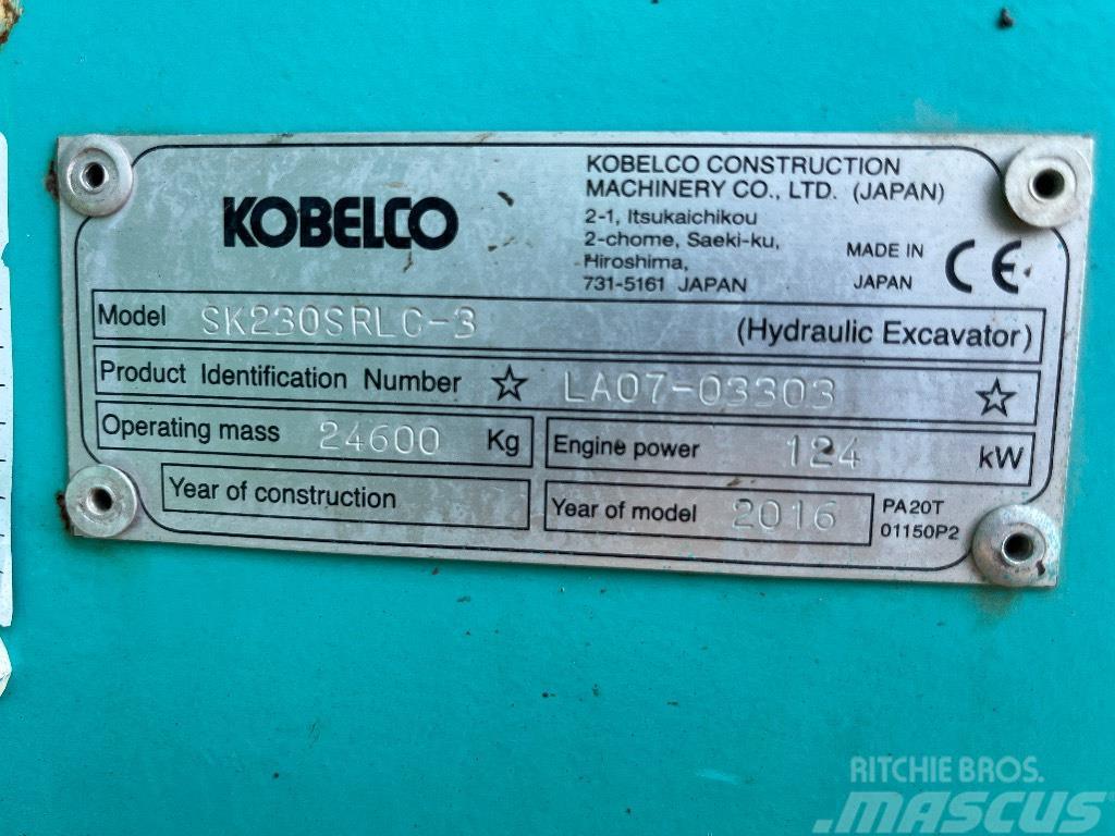 Kobelco SK 230 SR LC-3 Escavadoras de rastos