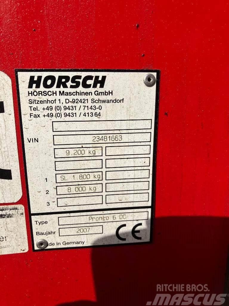 Horsch Pronto 6 DC Perfuradoras combinadas