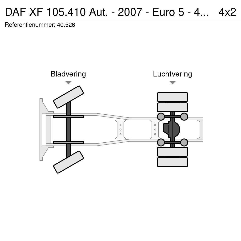 DAF XF 105.410 Aut. - 2007 - Euro 5 - 40.526 Tractores (camiões)
