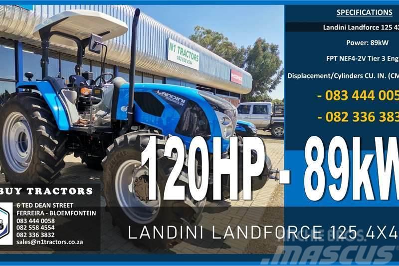 Landini Landforce 125 4WD Tratores Agrícolas usados