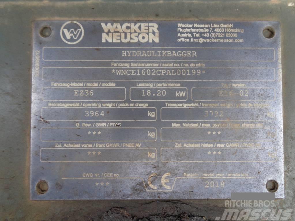 Wacker Neuson EZ36 Escavadoras de rastos