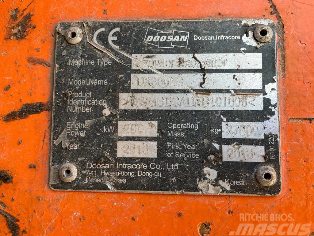 Doosan DX 380 LC Escavadoras de rastos