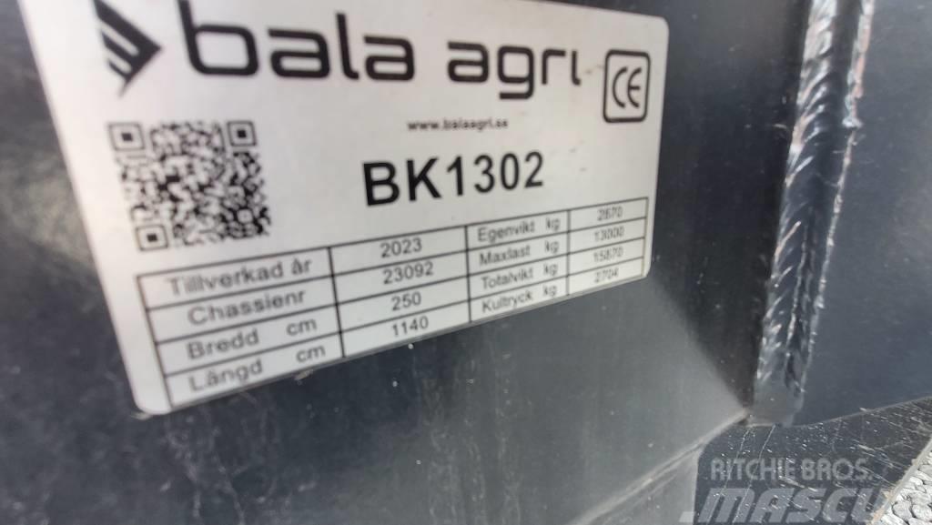 Bala Agri BK1302 hydraulisk lastsäkring Reboque de fardos