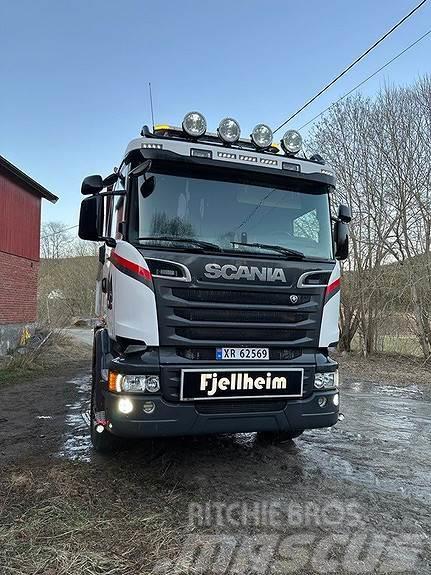 Scania R 580 6x4 Brøytebil Camiões basculantes