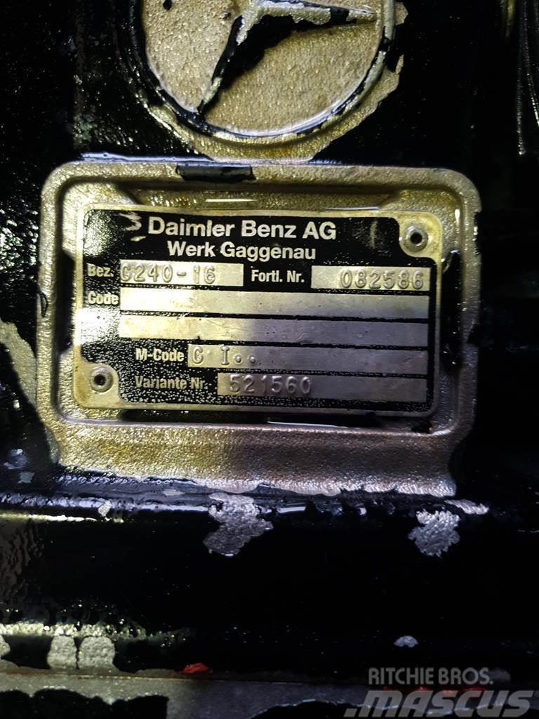 Mercedes-Benz ACTROS MP I G 240 - 16 ΜΕ INTARDER 115, ΗΛΕΚΤΡΟΝΙΚ Caixas de velocidades