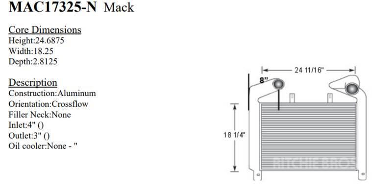 Mack MR Series Outros componentes