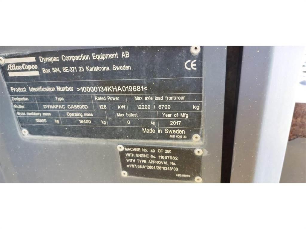 Atlas Copco CA5500 Cilindros Compactadores monocilíndricos