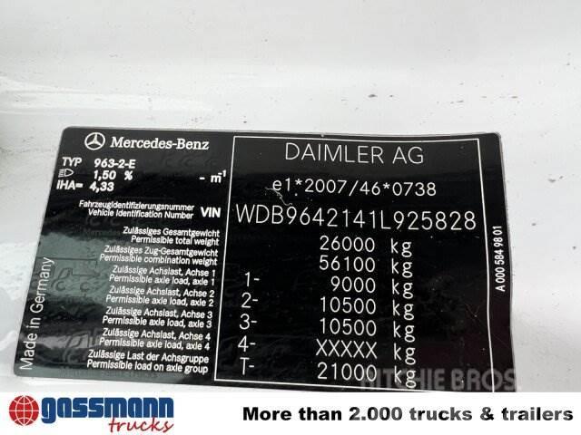 Mercedes-Benz Arocs 2645 K 6x4, Heckkran Hiab Jonsered 1300RS83, Camiões basculantes