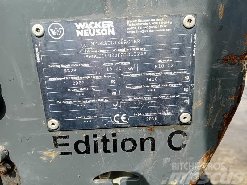 Wacker Neuson EZ28 Mini Escavadoras <7t