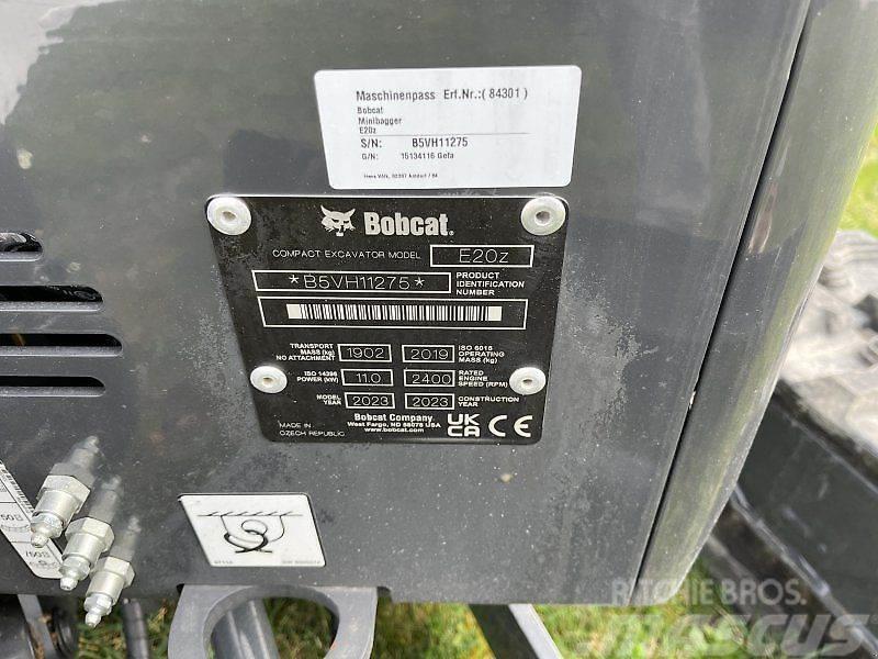 Bobcat E20z Mini Escavadoras <7t