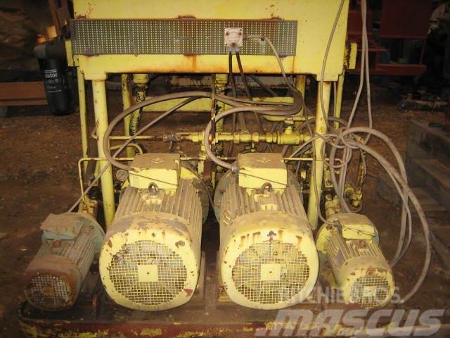  Hyd powerpac m/pumpe - 2x7,5 kw og 2x40 kw Geradores Diesel