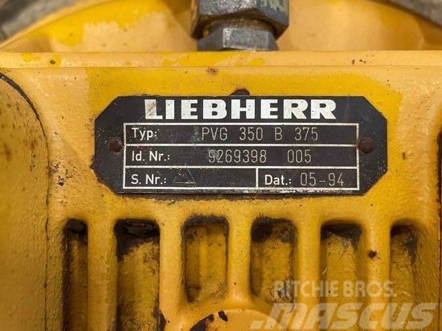 Liebherr gear Type PVG 350 B 375 ex. Liebherr PR732M Outros componentes