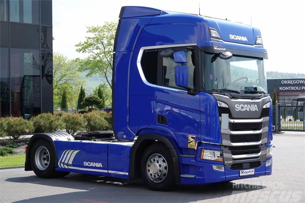 Scania R 450 / RETARDER / NOWY MODEL / 2018 ROK Tractores (camiões)