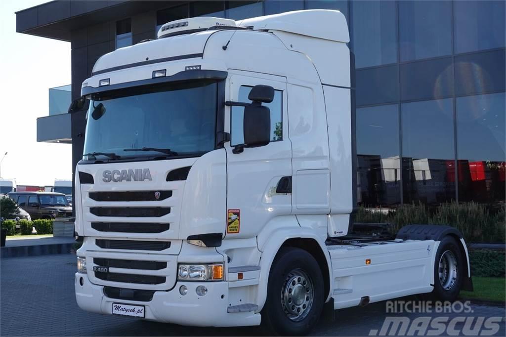 Scania R 490 / RETARDER / HYDRAULIKA DO WYWROTU / I-PARK  Tractores (camiões)
