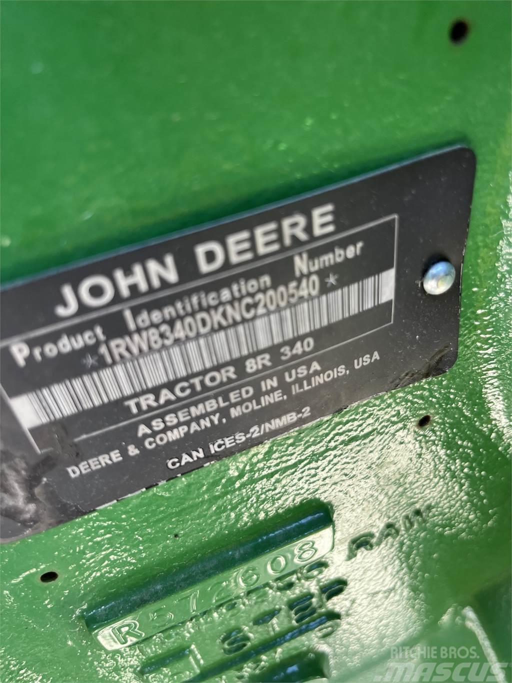 John Deere 8R 340 Tratores Agrícolas usados