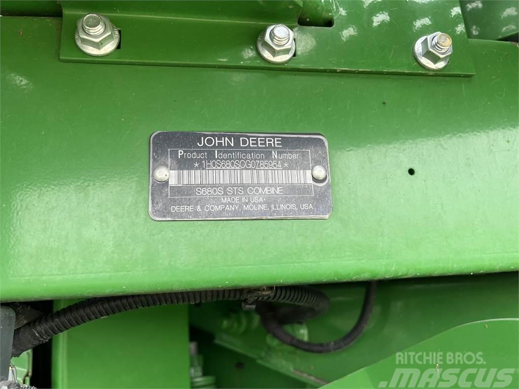 John Deere S680 Ceifeiras debulhadoras