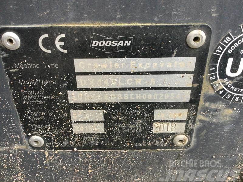 Doosan DX 140 LCR-5 Escavadoras de rastos