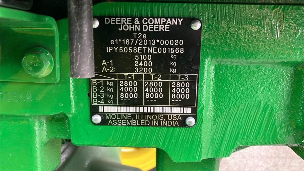 John Deere 5058E Tratores Agrícolas usados