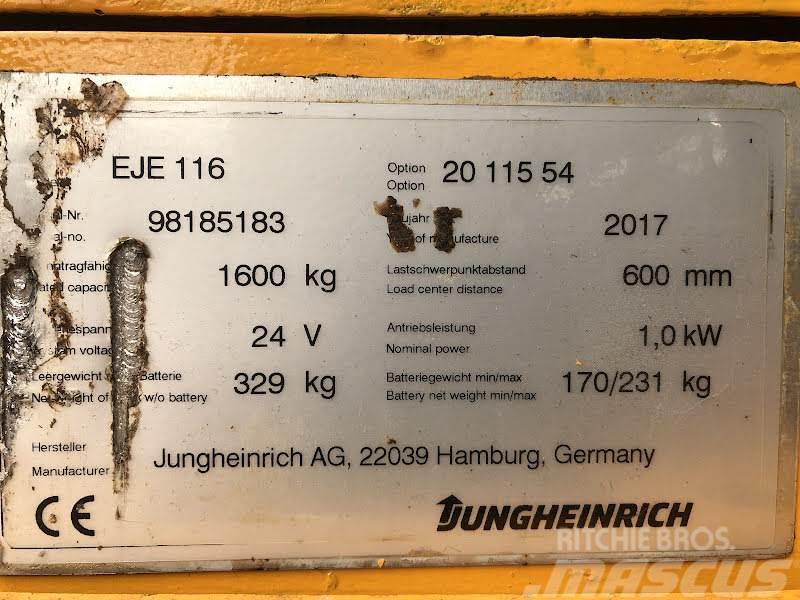 Jungheinrich EJE 116 Porta palettes