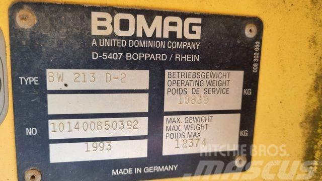 Bomag BW 213 D-2 / Walzenzug / Cilindros Compactadores monocilíndricos