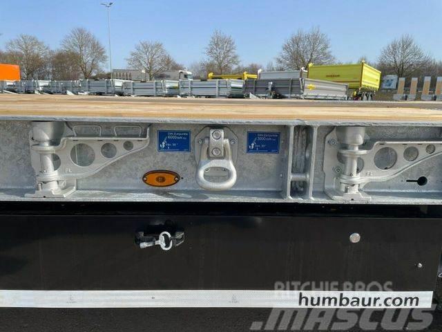 Humbaur 3-A-Tieflader Luftgef/3mPaket/Hydraulik/Verzinkt Reboques carga baixa