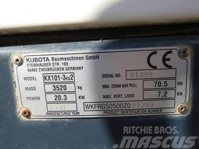 Kubota Minibagger KX 101-3 Minibagger Mini Escavadoras <7t