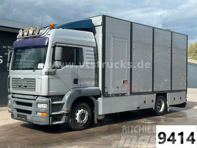 MAN TGA 18.390 4x2 1.Stock Cuppers Viehtransporter Camiões de transporte de animais