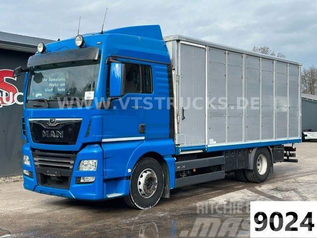 MAN TGX 18.500 4x2 Euro6 1.Stock Stehmann Viehtrans. Camiões de transporte de animais