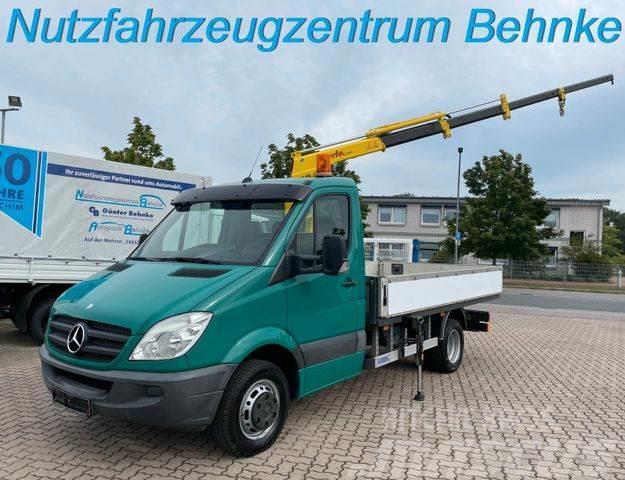 Mercedes-Benz Sprinter 519 CDI Pritsche / Hyva Kran 4,2m=600kg Camiões grua
