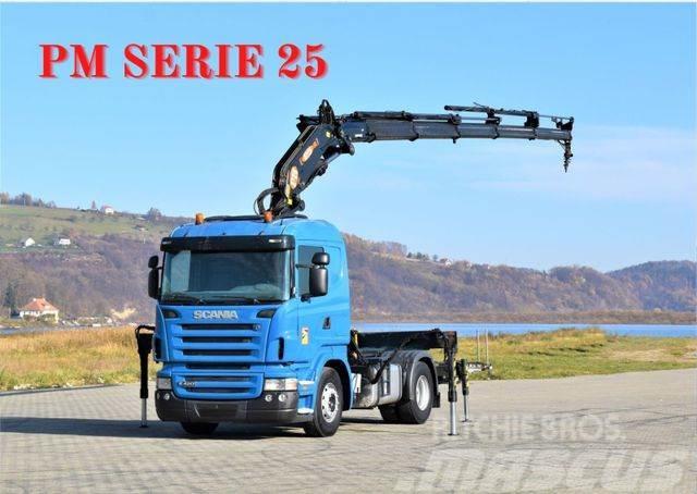 Scania R420 * Sattelzugmaschine + PM SERIE 25/FUNK *TOP Camiões grua