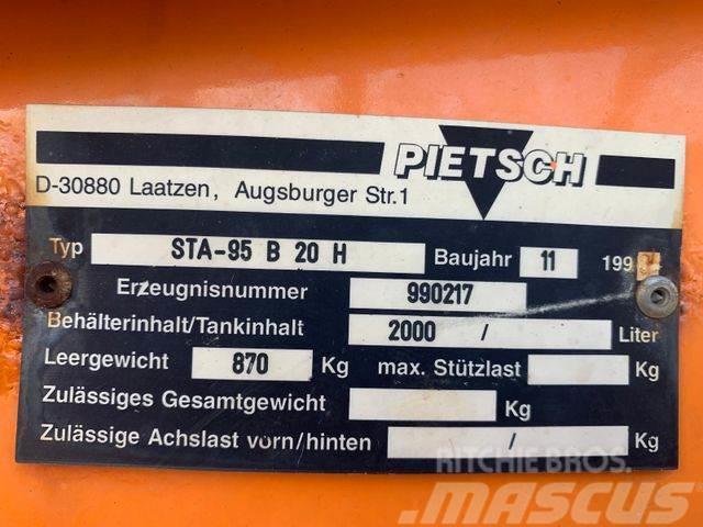 Unimog Pietsch Salzstreuer STA95-B Unimog Bandstreuer Camiões Municipais / Uso Geral