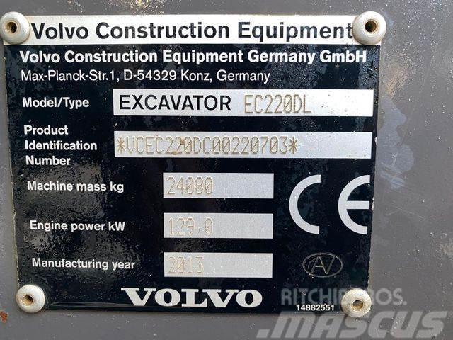Volvo EC220 DL **BJ2013 *12558H/LASER Topcon *TOP* Escavadoras de rastos