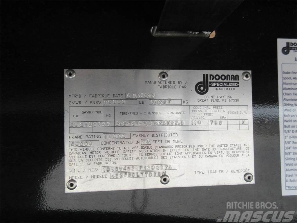 Doosan 48'X102 FLATBED BLACK GOLD SPREAD AXLE AIR RIDE Reboques estrado/caixa aberta