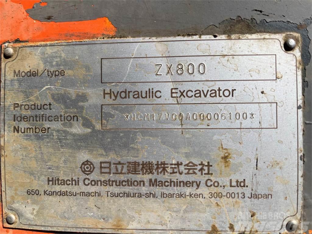 Hitachi ZX800 Crawler excavators