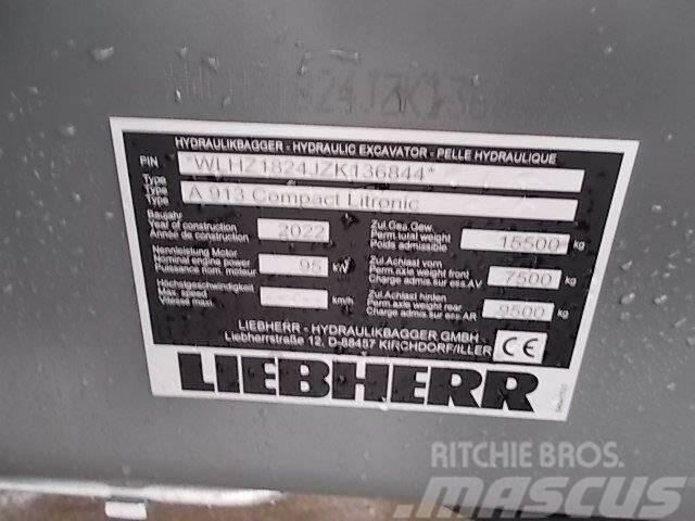 Liebherr A 913 Compact G6.0-D Litronic Escavadoras de rodas