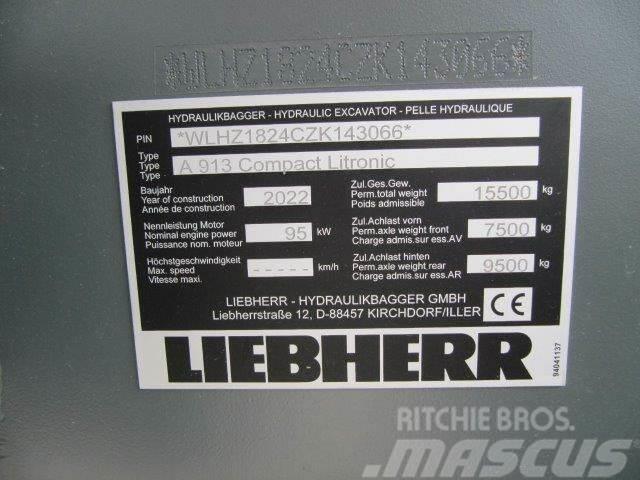 Liebherr A 913 Compact G6.0-D Escavadoras de rodas