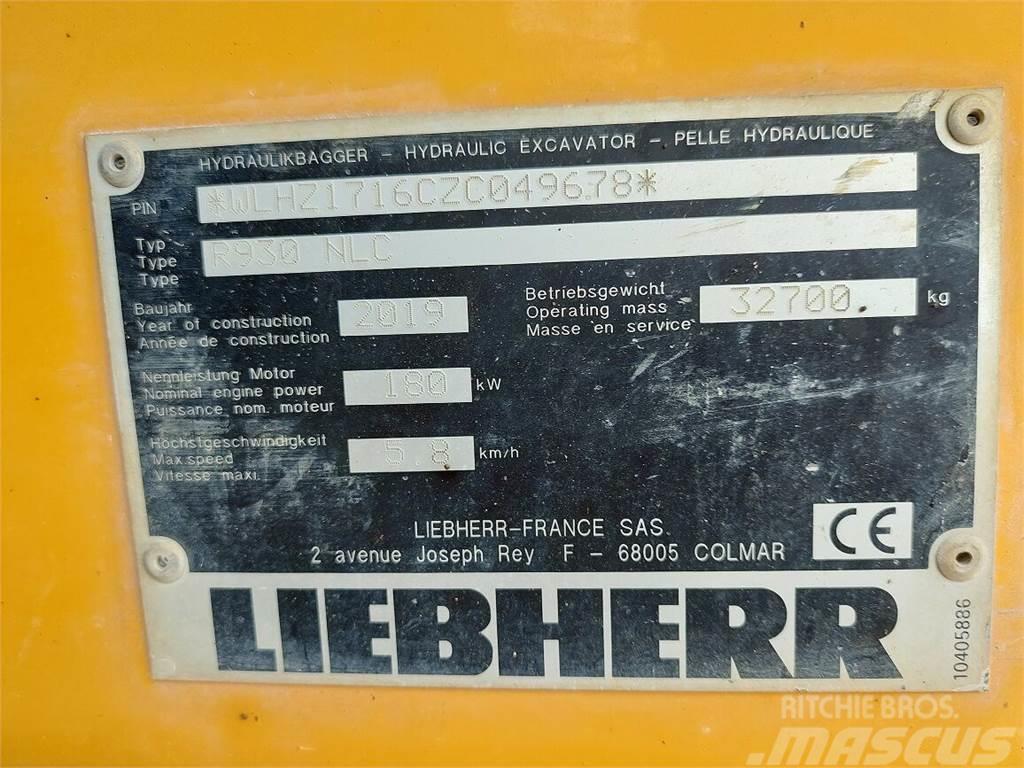 Liebherr R 930 NLC Escavadoras de rastos