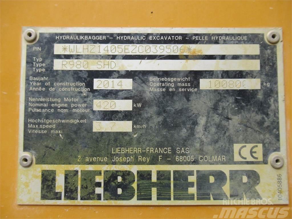 Liebherr R 980 SME Escavadoras de rastos