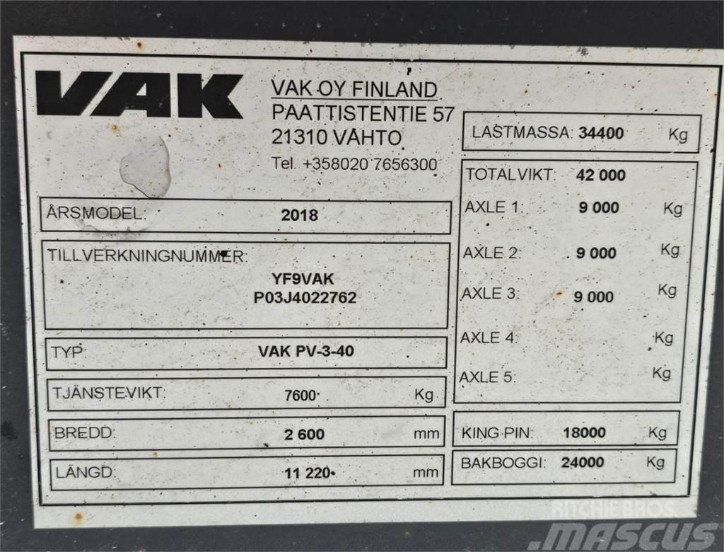 VAK PV-3-40 Outros Semi Reboques