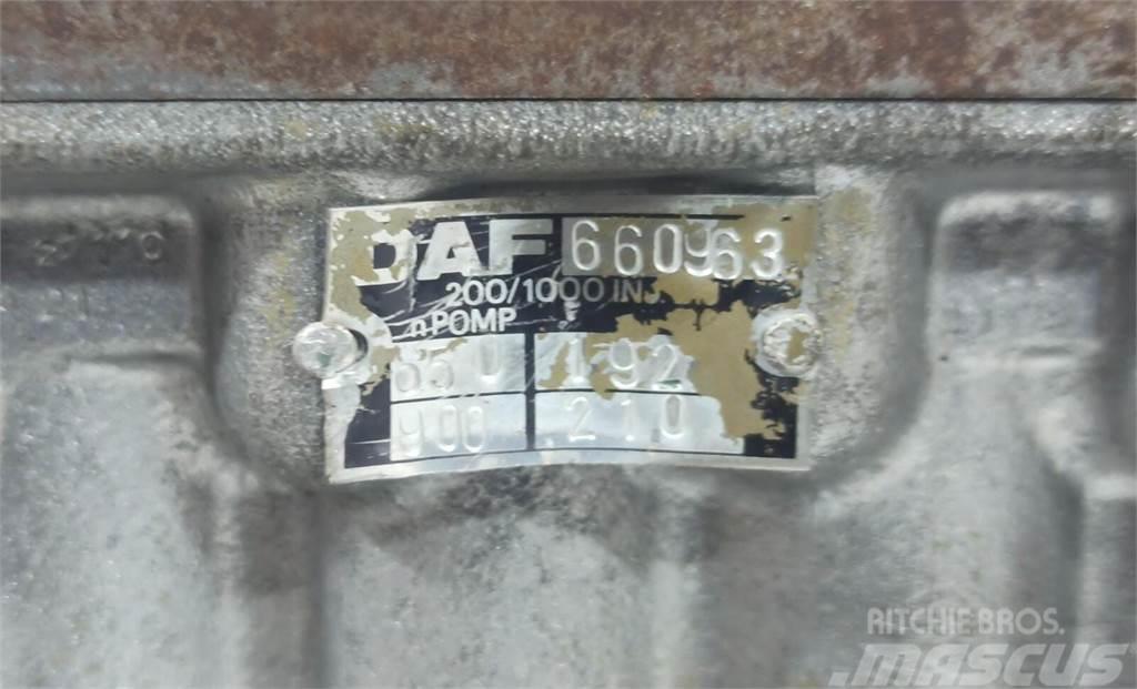 DAF /Tipo: DKS1160E Bomba Injetora Daf D0826LF08;D0826 Other components
