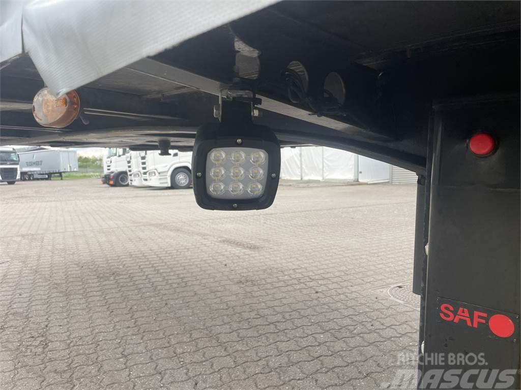 Hangler 3-aks mega gardintrailer hævetag + automatisk skyd Semi Reboques Cortinas Laterais