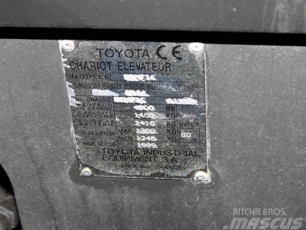 Toyota FMBF 16 Empilhadores eléctricos