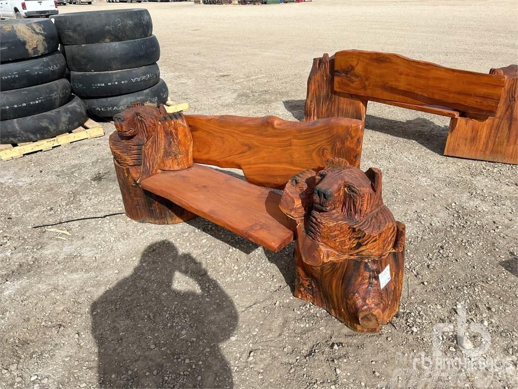  Cedar Chainsaw Carved Bear Benc ... Outros