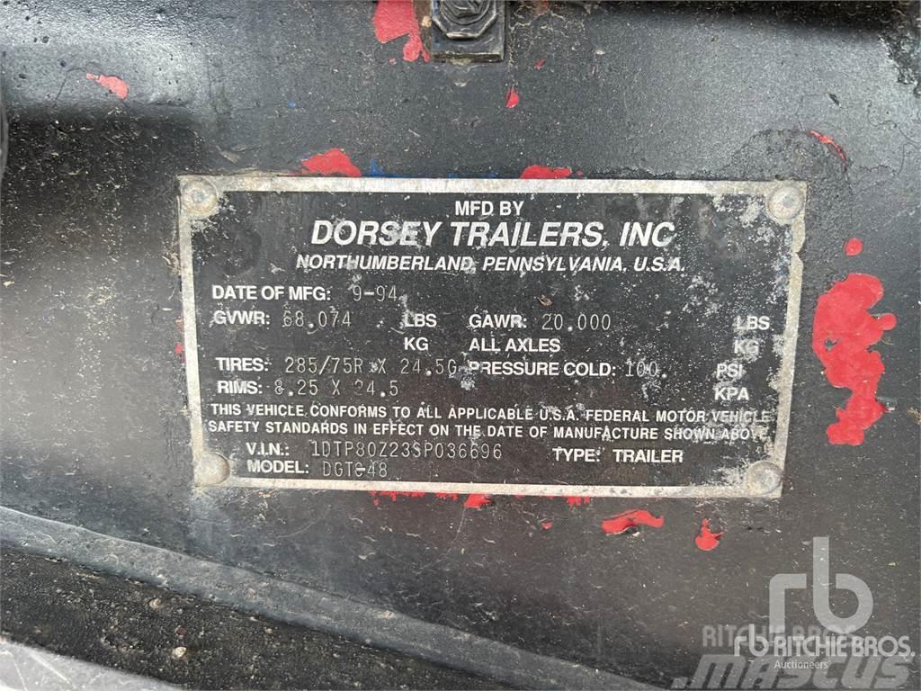 Dorsey DGTC-48 Semi Reboques estrado/caixa aberta