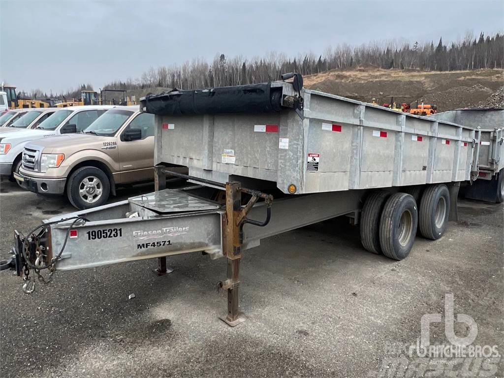 Friesen 16 ft T/A Dump Vehicle transport trailers