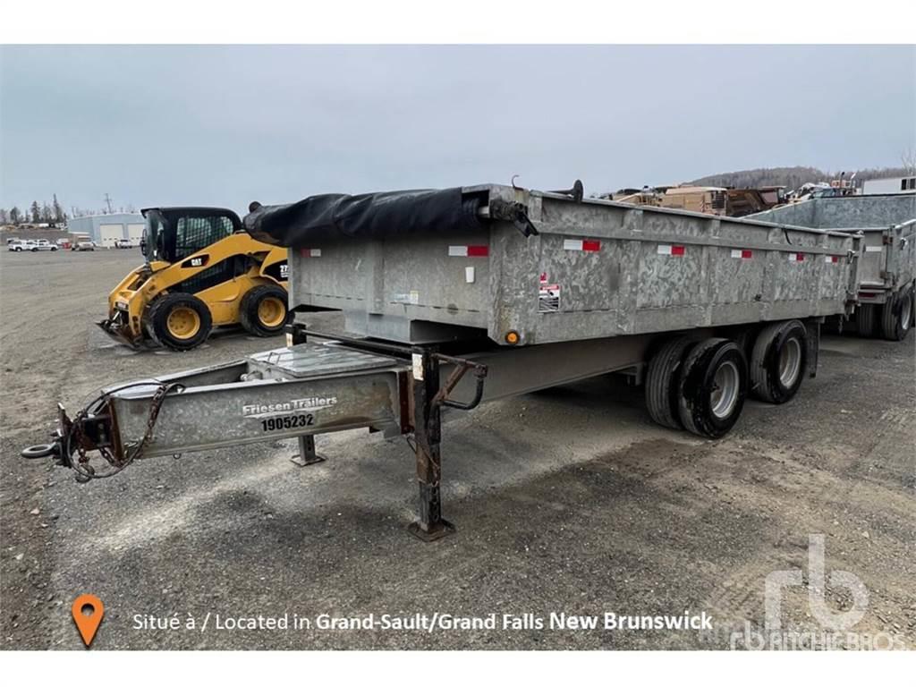 Friesen 16 ft T/A Dump Reboques de transporte Auto