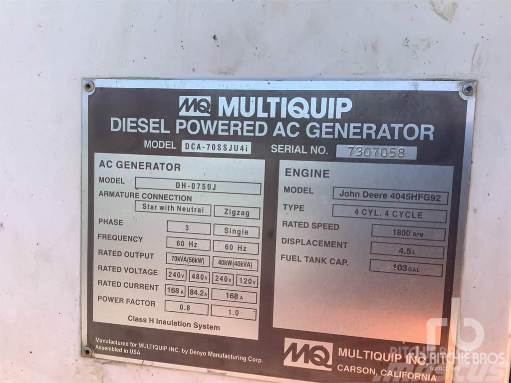 MultiQuip MQ70 Geradores Diesel