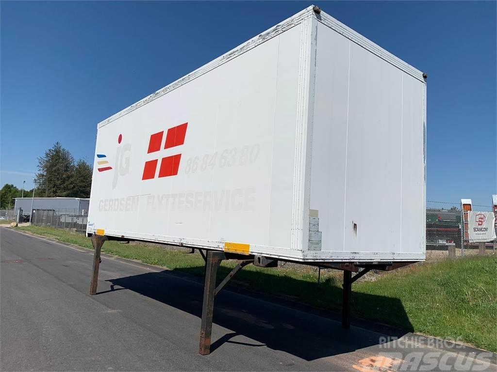 Schmitz WKD 7150 mm med bagdøre Box body semi-trailers