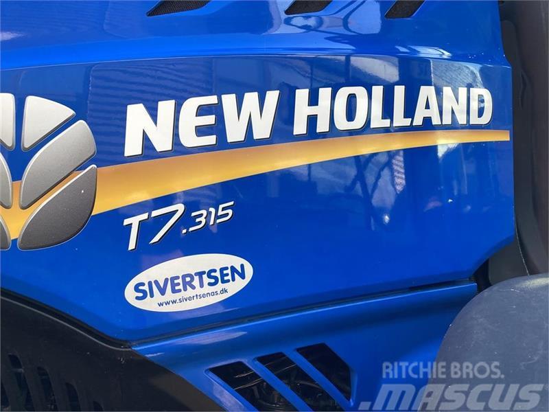 New Holland T7.315 Auto Command Ny Motor Tratores Agrícolas usados