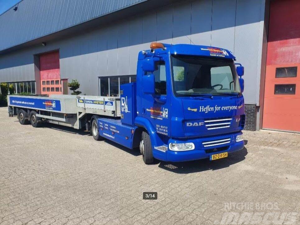 DAF LF 45 Low chassis heavy machinery transporter Chassis e suspensões